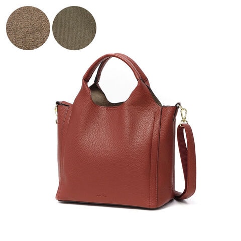 レガートラルゴ トートバッグ レディース ファスナー付き ブランド Legato Largo バッグ 通勤 軽量 軽い 小さめ かわいい フェイクレザー 上品 2WAY 斜めがけ ミニショルダー A5 レトロシボ LH-D1373