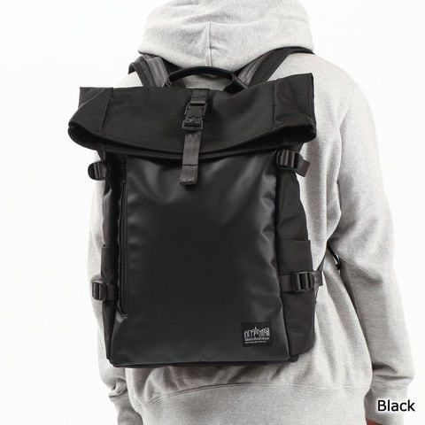 dショッピング |日本正規品 マンハッタンポーテージ ブラックレーベル リュック メンズ レディース 大容量 Manhattan Portage  BLACK LABEL バックパック ロールトップ おしゃれ ブランド 防水 A3 23L PC MP1261JRBL-BB | カテゴリ：バックパック ・リュックの販売できる ...