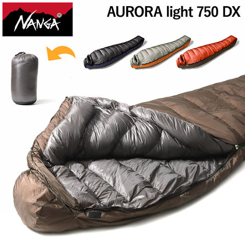 dショッピング |永久保証 ナンガ シュラフ NANGA AURORA light 750 DX