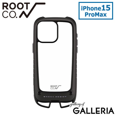 ROOT CO. ルートコー iPhone15ProMAX用ケースとストラップ dショッピング |6ヶ月保証 ルートコー スマホケース iPhone15ProMax