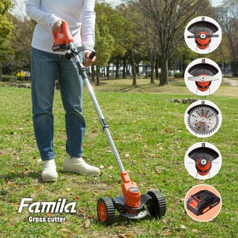 充電式コードレス4WAY草刈り機 予備バッテリー付き