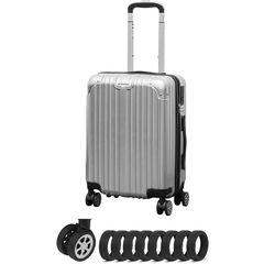 新品未使用 スーツケース Sサイズ 機内持ち込み可 ドリンクホルダー シルバー dショッピング |スーツケース 機内持ち込み Sサイズ フロント