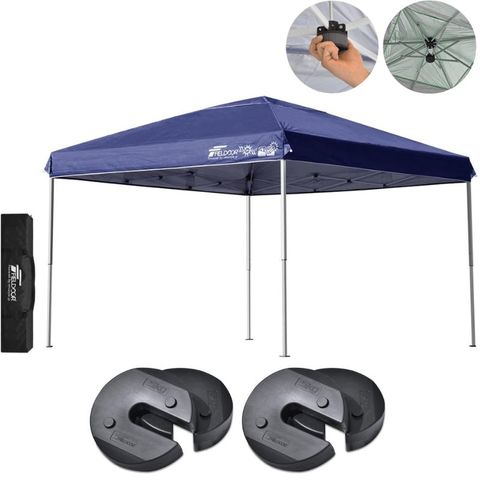 スチール製タープテント 青色 スチール製タープテント 青色 スチール製タープテント 青色 - fujiidaimaru