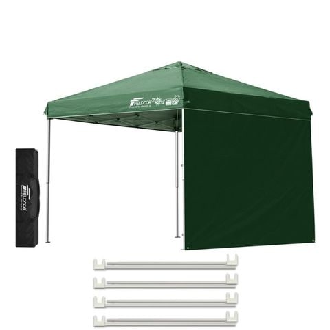 FIELDOOR タープテント 黒赤 3m ② FIELDOOR タープテント 黒赤