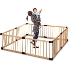 dショッピング |RiZKiZ ベビーサークル 木製 160 プレイヤード ドア