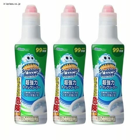 ジョンソン ［3個セット］スクラビングバブル超強力トイレクリーナー 400G 【プラザセレクト】
