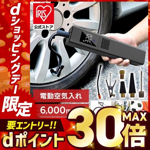 電動エアーコンプレッサー IS-DDEK-01 [家電]