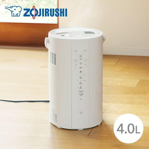 開封済・未使用品　象印加湿器 EE-DF50 WA（ホワイト） 2025年 dショッピング |象印 スチーム式加湿器 4.0L EE-DF50 【25年新型