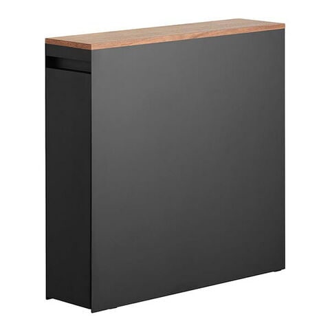 まとめ得 弘益 肘付スツール ダークブラウン W-5H-DBR x [3個] /l