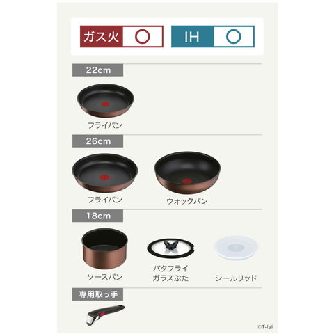 dショッピング |ティファール T-fal フライパン セット インジニオ