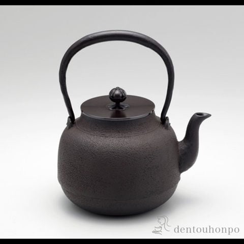 dショッピング |真形鉄瓶 鉄製 1.3L ( 茶道具 茶の湯 抹茶 鉄分摂取