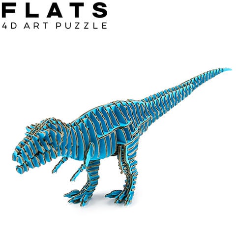 dショッピング |FLATS 4D アートパズル 恐竜段 きょうりゅうだん(Trex