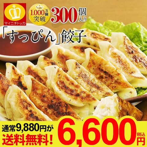 【9,880円→6,600円セール中】300個入り！味付き冷凍餃子大容量セット〈※北海道・沖縄・東北6県：追加送料必要〉