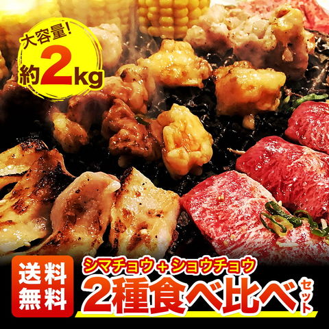 ホルモン焼肉2種類2キロセット