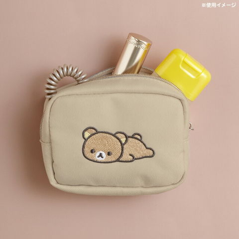 dショッピング |リラックマ グッズ リラックマ NEW BASIC RILAKKUMA ミニポーチ CA32601  カテゴリ：化粧ポーチの販売できる商品 ビッグスターネットショップ (22552-822022)|ドコモの通販サイト