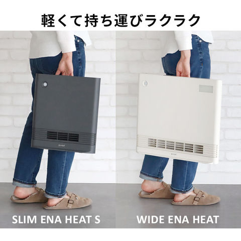 dショッピング |クアッズ 省エネ大風量スリムパネルセラミックヒーター