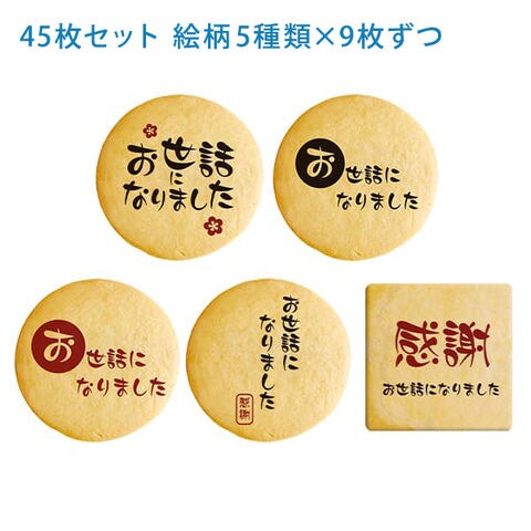 dショッピング |退職 転勤の挨拶にシンプルに！お菓子 プリント クッキー メッセージ クッキー 45枚 セット 個包装 箱入り お礼 ギフト 贈り物  プチギフト お菓子 フォチェッタ focetta | カテゴリ：クッキー・ビスケットの販売できる商品 | スイーツ工房 focetta ...