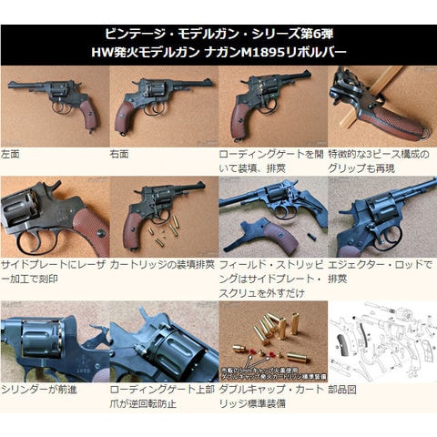 dショッピング |【送料無料！】ハートフォード 発火モデルガン ナガンM1895リボルバー ヘビーウェイト HW 【完成品 ビンテージ・モデルガン・シリーズ第6弾  ハンドガン MFG HWS】 | カテゴリ：おもちゃ・玩具 その他の販売できる商品 | ユウセイ堂 (2344580332134391 ...