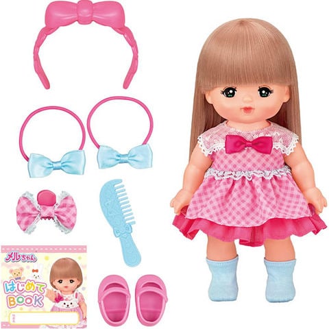 ピンクのロングヘアメルちゃん   人形   本体