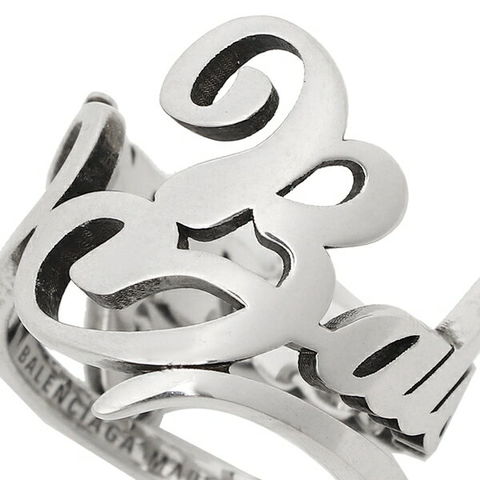 dショッピング |バレンシアガ 指輪 アクセサリー リング シルバー