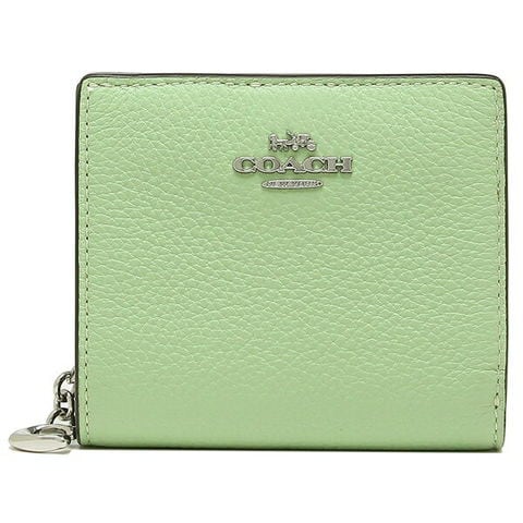 dショッピング |コーチ アウトレット 二つ折り財布 ミニ財布 グリーン