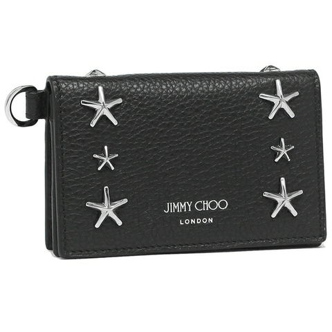 ジミーチュウ カードケース クリフィー ブラック メンズ JIMMY CHOO