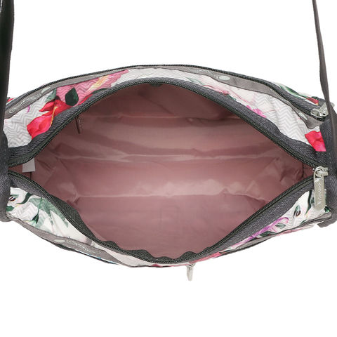 dショッピング |レスポートサック ショルダーバッグ 花柄 グレー