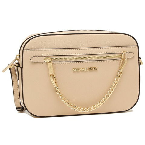 dショッピング |マイケルコース アウトレット ショルダーバッグ ジェットセットアイテム ベージュ レディース MICHAEL KORS  35S1GTTC7L BUF JET SET ITEM LG EW ZP CHAIN XBODY BUFF 無地 カテゴリ：ショルダーバッグ ・メッセンジャーバッグの販売できる商品 AXES ...