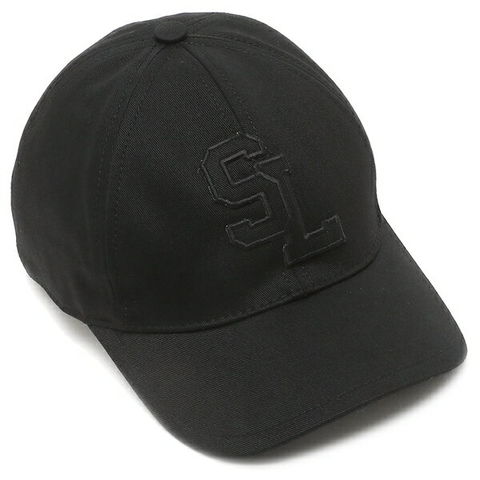サンローランパリ 帽子 キャップ SLロゴ ベースボールキャップ