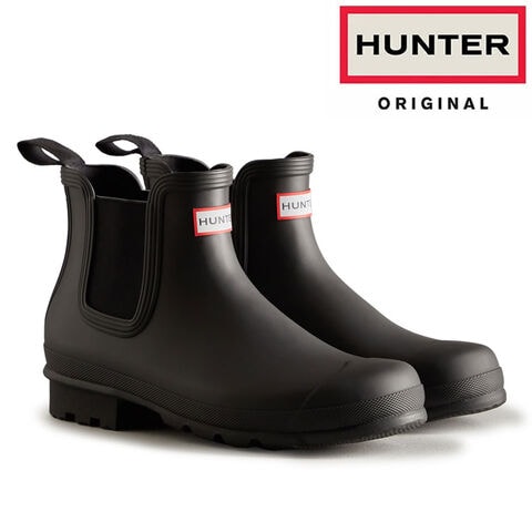 dショッピング |HUNTER ハンター レインブーツ メンズ チェルシー