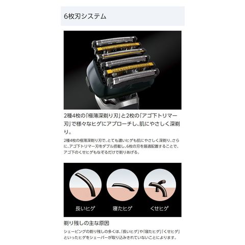 dショッピング |パナソニック メンズシェーバー ラムダッシュPRO 6枚刃