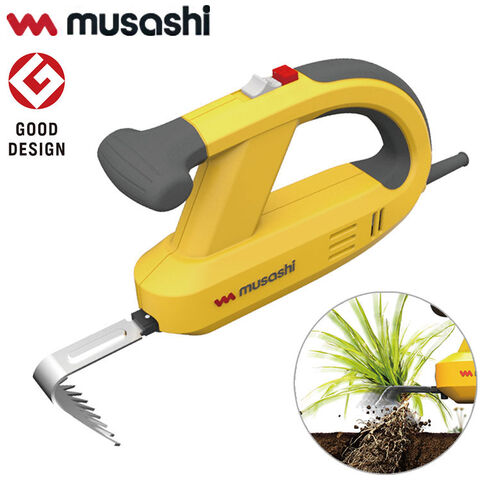 dショッピング |ムサシ 除草バイブレーター WE-700 電動 草抜き