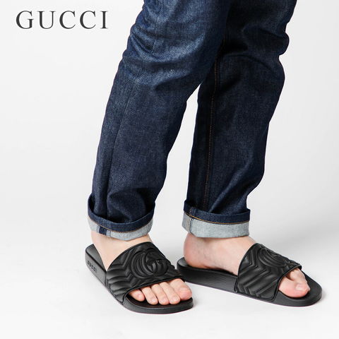 dショッピング |グッチ GUCCI 601041 JD600 サンダル メンズ シューズ キルティングラバー スライドサンダル GG イニシャルロゴ  ラグジュアリー ブランド イタリア ビーチサンダル 25.0～28.0cm 1000 26 27【ブラック 25.0cm】 | カテゴリ：コンフォート サンダルの販売 ...