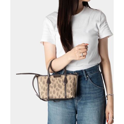 dショッピング |トリーバーチ TORY BURCH Perry Canvas Mini Tote ミニ