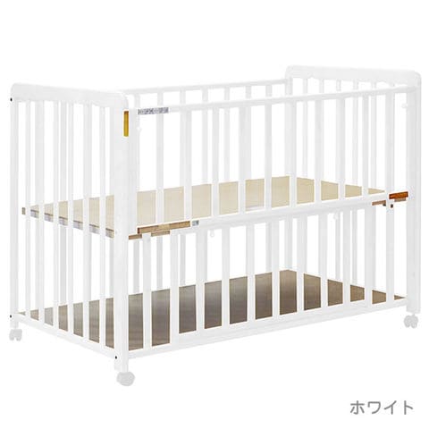 dショッピング |【B品】 ヤトミ ベビーベッド ぐっすり 【ホワイト GU401WH】 普通サイズ ベット 赤ちゃん ベビー 赤ちゃん用ベッド  【型】 | カテゴリ：ベビーベッド・寝具の販売できる商品 | ベビータウン (268b4513179108201wh)|ドコモの通販サイト