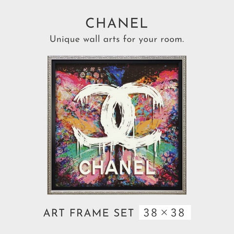 アートパネル CHANEL シャネル 38×38cm ブランド オマージュ アート