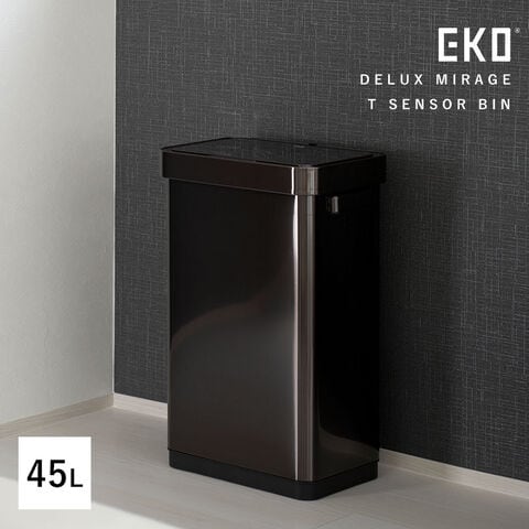 ゴミ箱 eko 45リットル センサー ステンレス - dショッピング