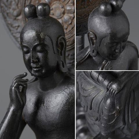 dショッピング |仏像 菩薩半跏像 弥勒菩薩 仏教 インテリア仏像 仏像 