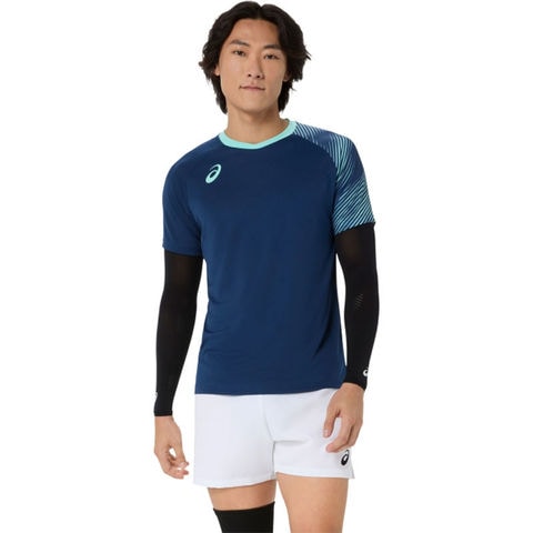 asics アシックス　バレーボール　シャツ　L dショッピング |アシックス asics SHORT SLEEVE SHIRT バレーボール