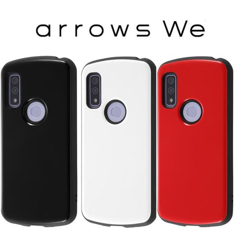 dショッピング |arrows We docomo F-51B au FCG01 softbank Proca ハイブリッド ケース カバー  ストラップ ストラップホール スマホケース おしゃれ かわいい ブランド 対衝撃 耐衝撃ケース スマホカバー アローズwe arrowswe アローズ  ブラック レッド | カテゴリ：の ...