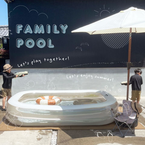 ＼SNSで話題沸騰中／ リペアシール付き プール 大型 ビニールプール 子供用  子供 大型プール ファミリープール 庭 ガレージ エアープール 家庭用プール おうちプール 子供用 折りたたみ 海水浴 小学生