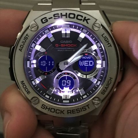 dショッピング |CASIO カシオ G-SHOCK Gショック G-STEEL ソーラー電波