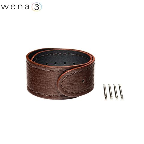 SONY ソニー wena 3用 レザーバンド 18mm Brown ウェナ3 WNW-CB2118/T