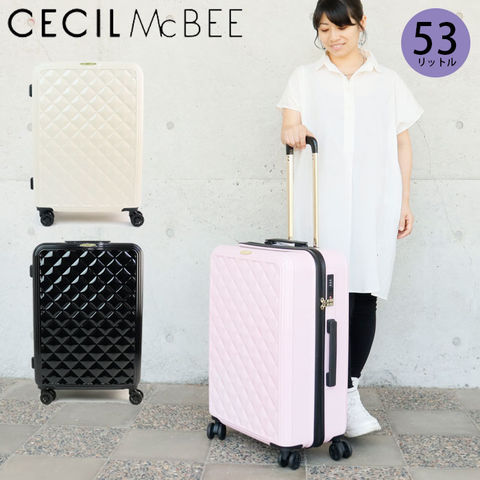 dショッピング |スーツケース Mサイズ CECIL McBEE セシルマクビー