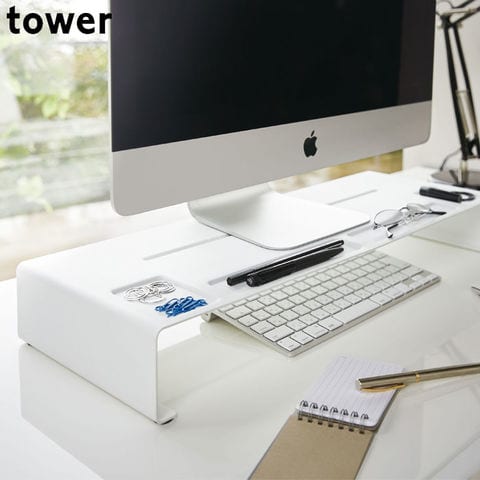 dショッピング |パソコン モニター台 tower タワー モニタースタンド