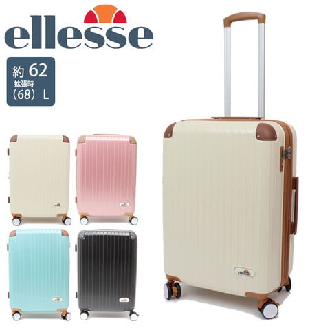 dショッピング  スーツケース Mサイズ 拡張 キャリーケース ellesse