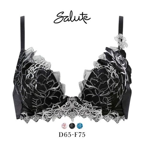 F75/L サルート Wacoal プッシュアップ ワコール プッシュアップタイプ