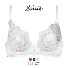 サルート 2024 04 白Ｇ70　ブラジャー サルート 2024 04 白G70 ブラジャー サルート 2024 04 白G70