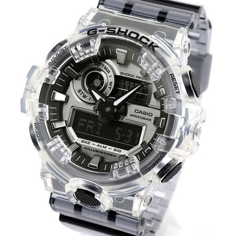 腕時計 時計 ウォッチ クリア アナログ時計 ブラック シルバー高級感