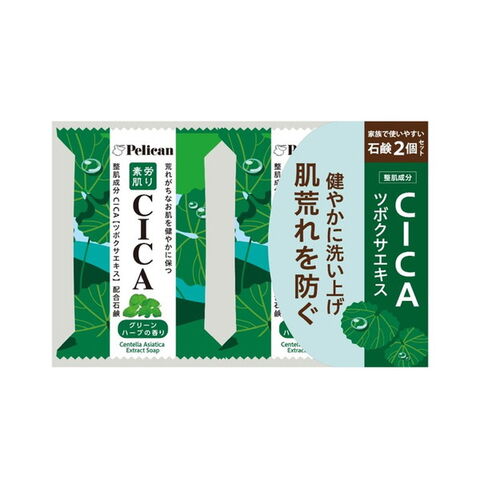 イイカオ（organic ＆ natural）石けん2個セット dショッピング |ペリカン ファミリー石鹸 CICA 80g × 2個セット